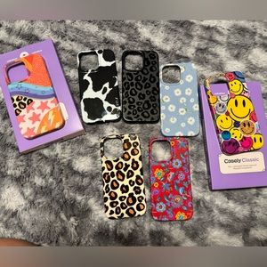 Casely cases for iPhone 13 Pro, bundle of eleven cases in total